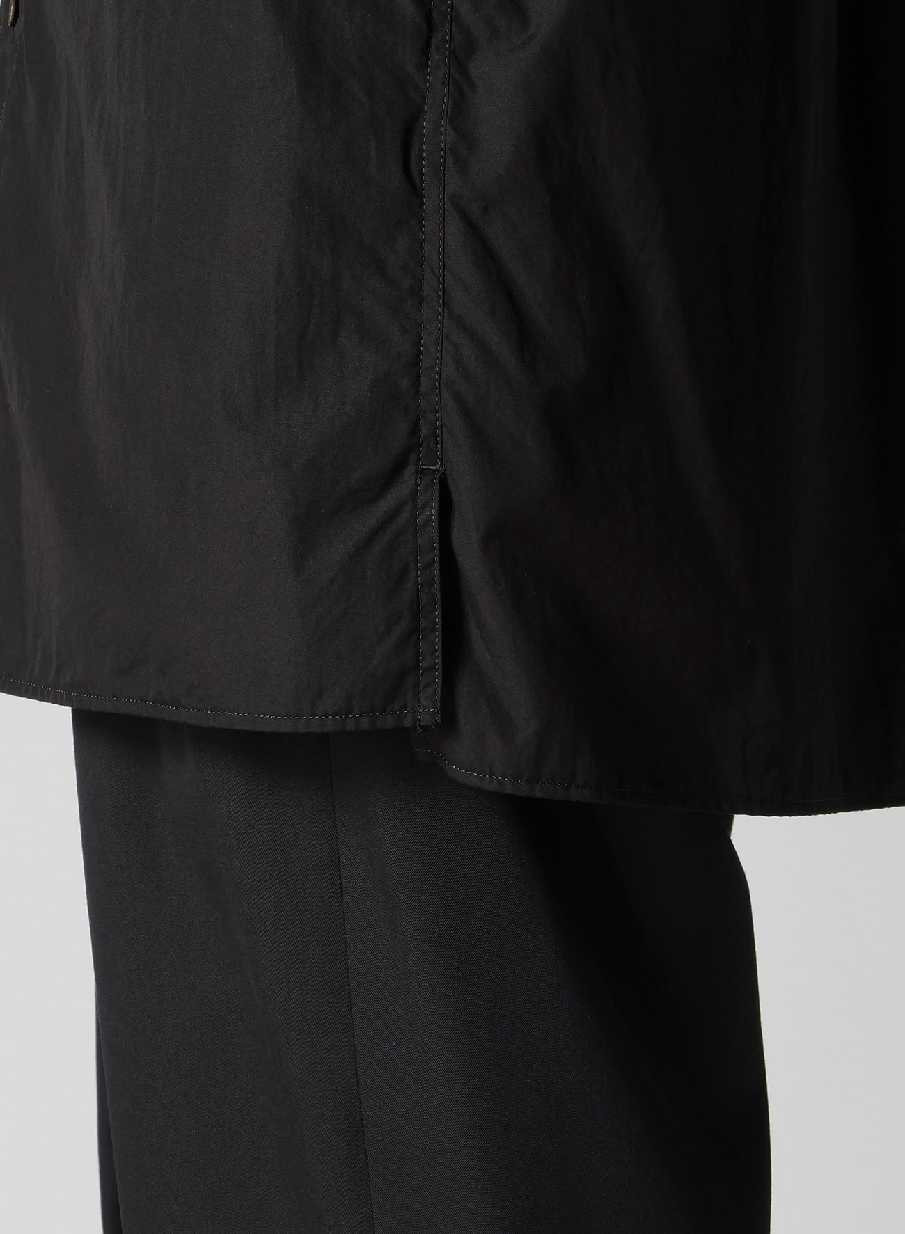 CHAIN STITCH BROAD TRIPLE COLLAR BIG SHIRT