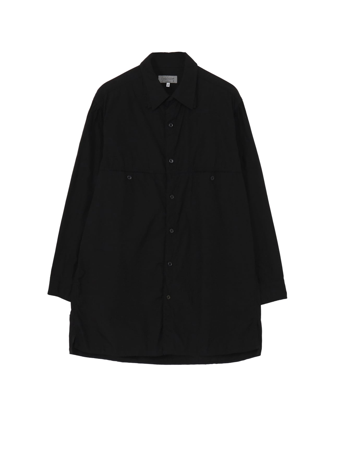 CHAIN STITCH BROAD TRIPLE COLLAR BIG SHIRT