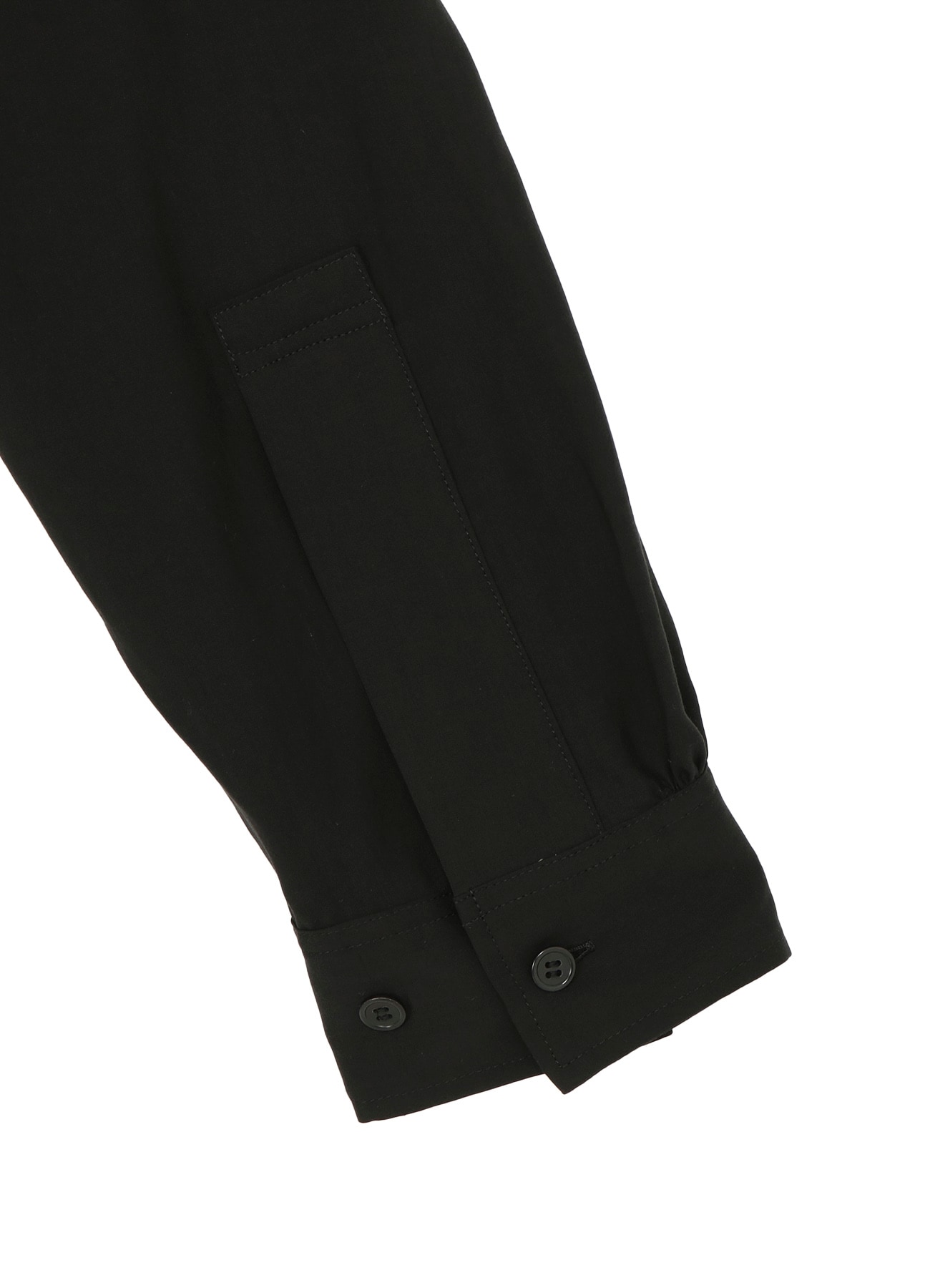 CELLULOSE LAWN STAND COLLAR BLOUSE