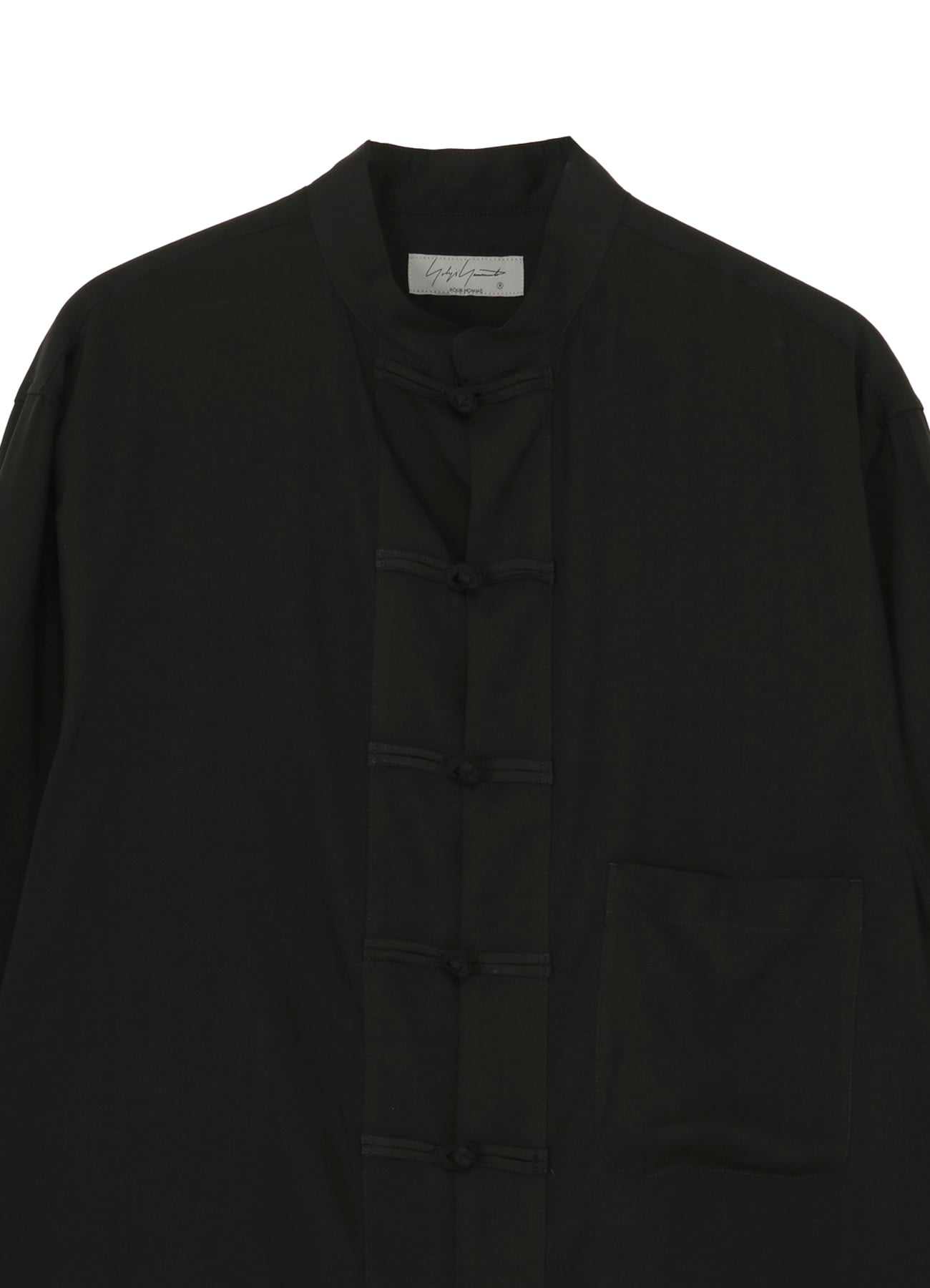 CELLULOSE LAWN CHINA BUTTON BLOUSE