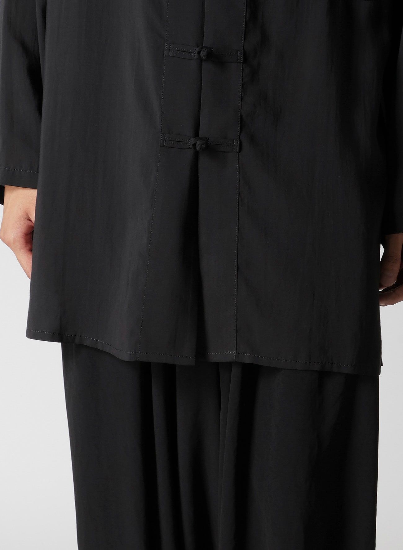 CELLULOSE LAWN CHINA BUTTON BLOUSE