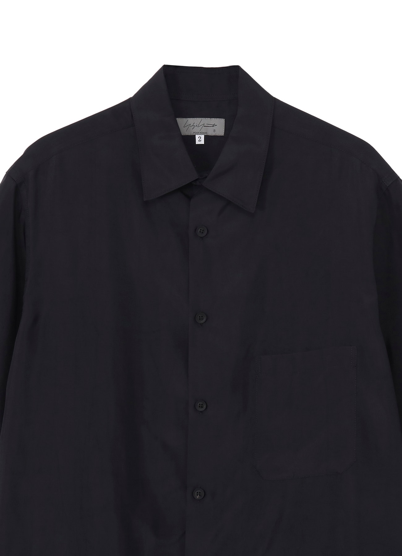 CUPRO TAFFETA BIG HALF SLEEVE SHIRT