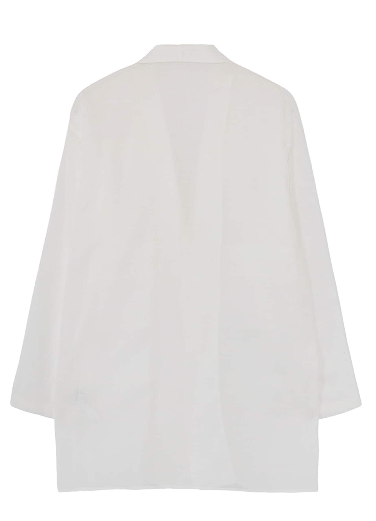 COTTON/LINEN SLAB LAWN SHIRT JACKET