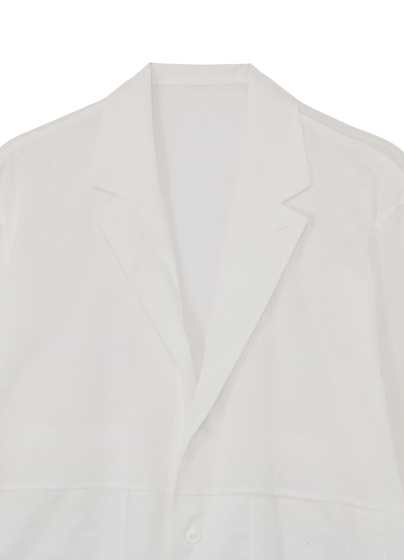 COTTON/LINEN SLAB LAWN SHIRT JACKET