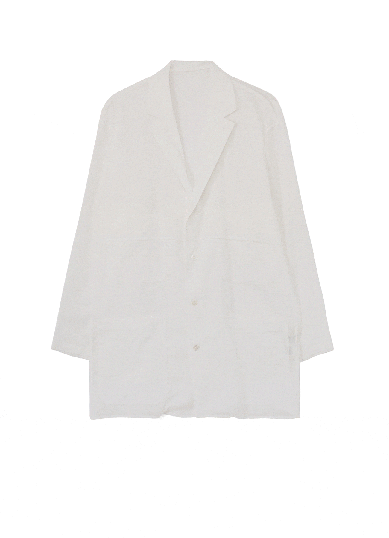 COTTON/LINEN SLAB LAWN SHIRT JACKET