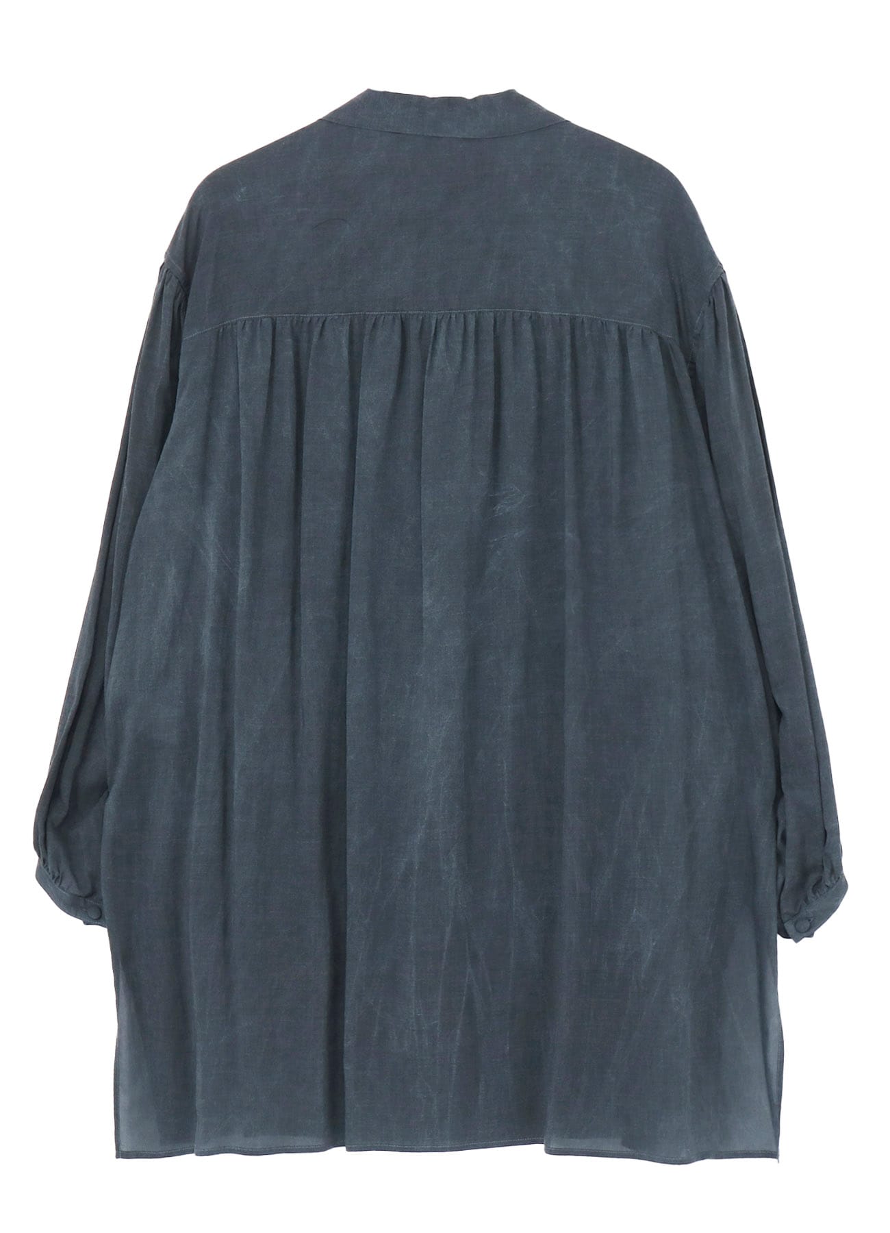 CELLULOSE COATING SCARF GATHER BLOUSE