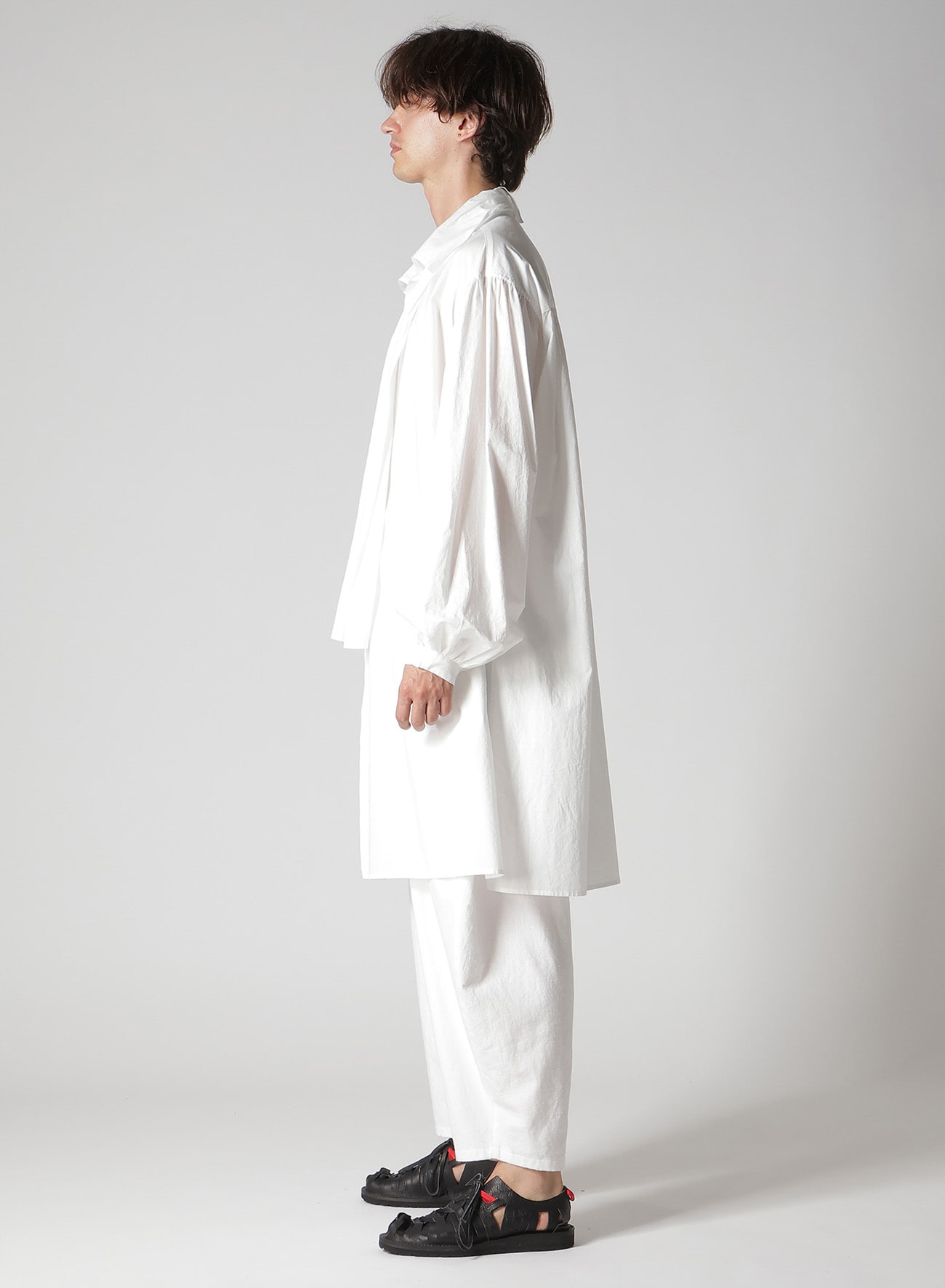 60/ LAWN LONG SCARF BLOUSE