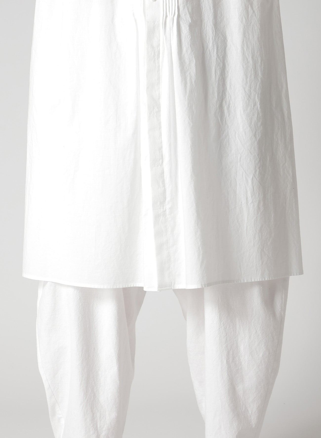 60/ LAWN LONG SCARF BLOUSE