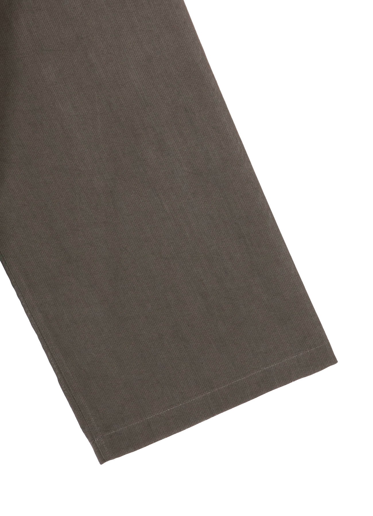 COTTON LAWN INK DYED GUESSETED COLLARLESS BLOUSE