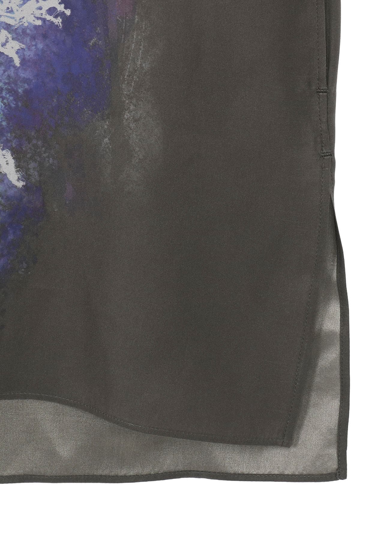 CORAL INK DYED SLEEVELESS STRING COLLAR BLOUSE