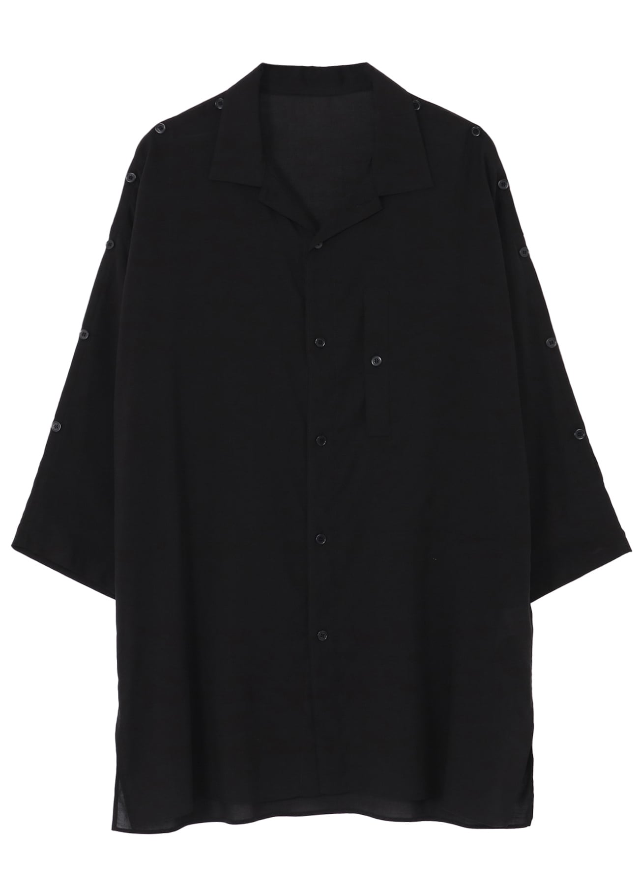 CELLULOSE LAWN SHOULDER OPNED BLOUSE