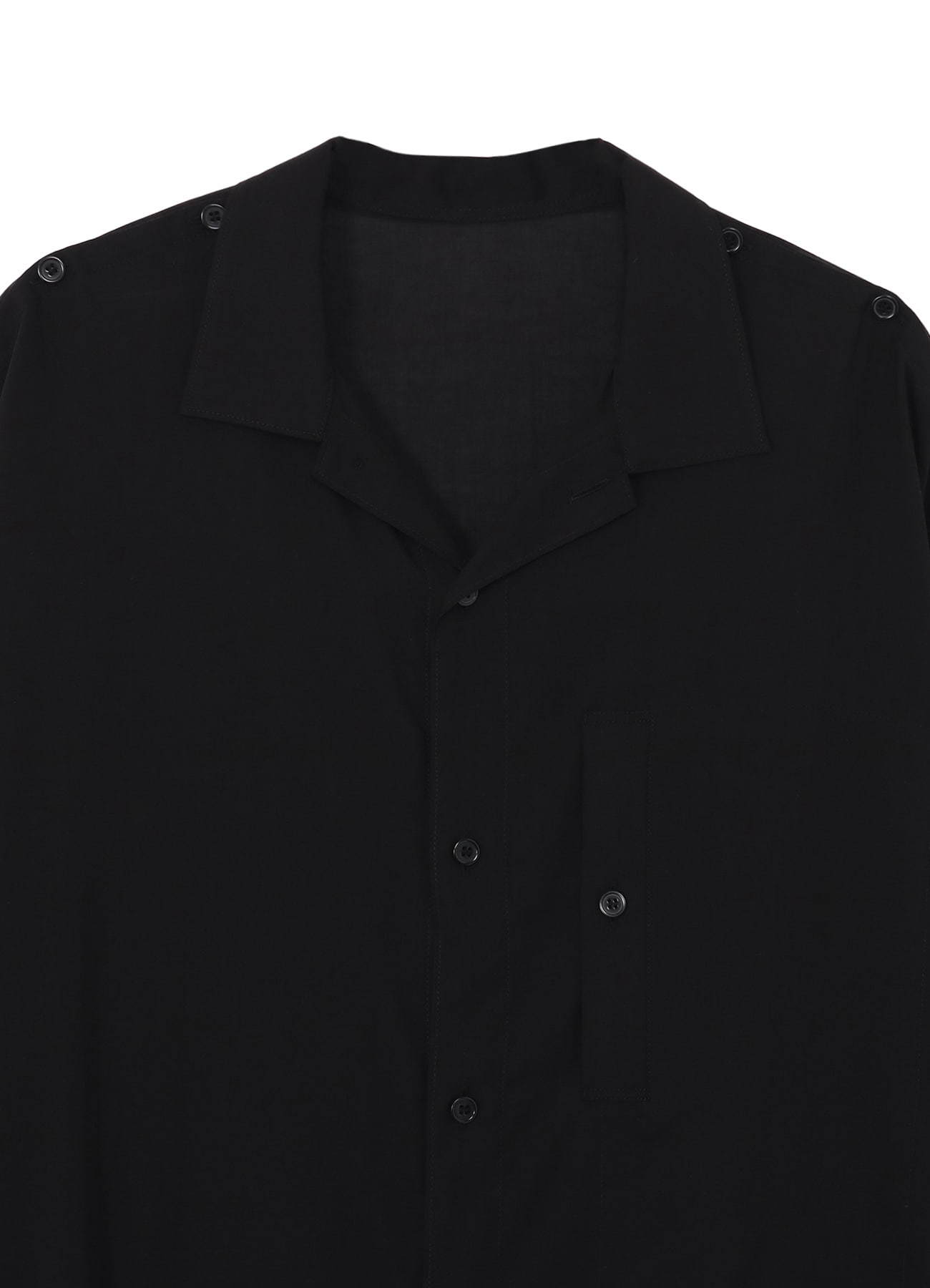 CELLULOSE LAWN SHOULDER OPNED BLOUSE