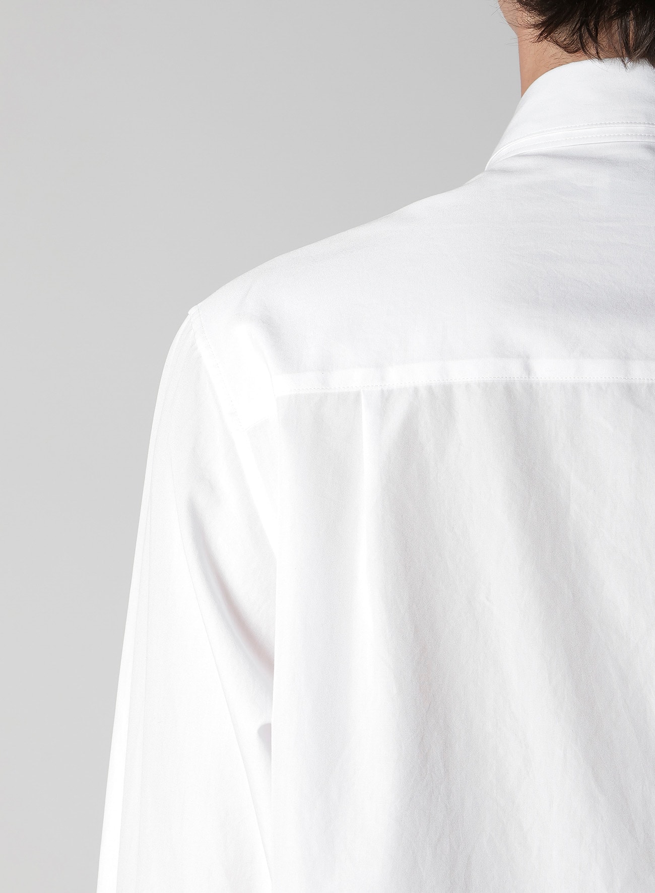 COTTON BROAD DOUBLE COLLAR BLOUSE