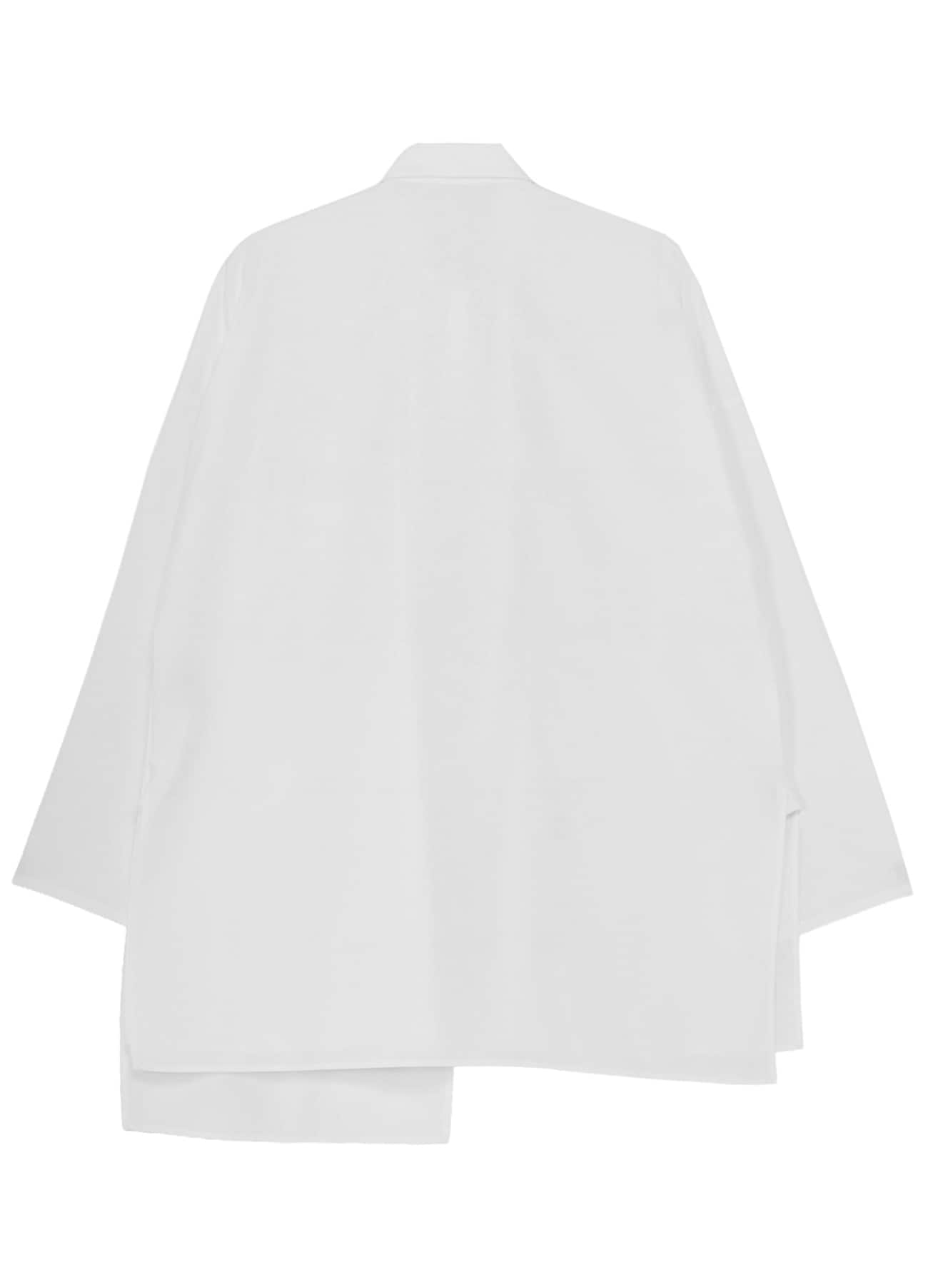 COTTON BROAD GATHER DOUBLE BLOUSE