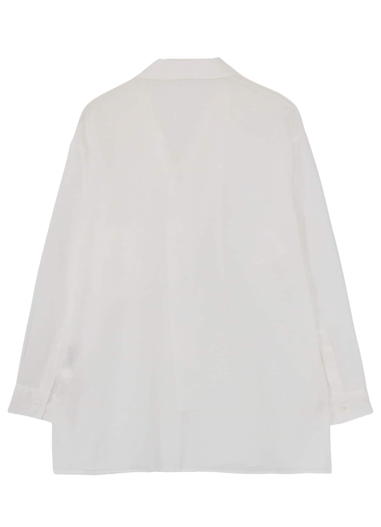 COTTON/LINEN SLAB LAWN RIBBON BLOUSE