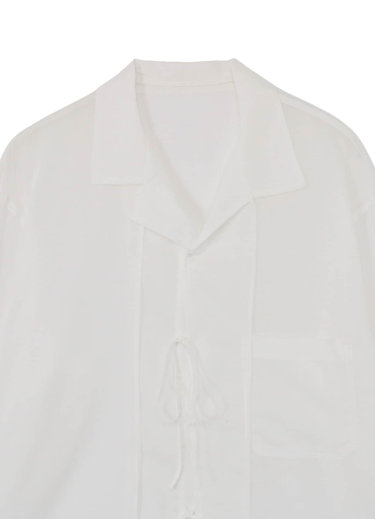 COTTON/LINEN SLAB LAWN RIBBON BLOUSE