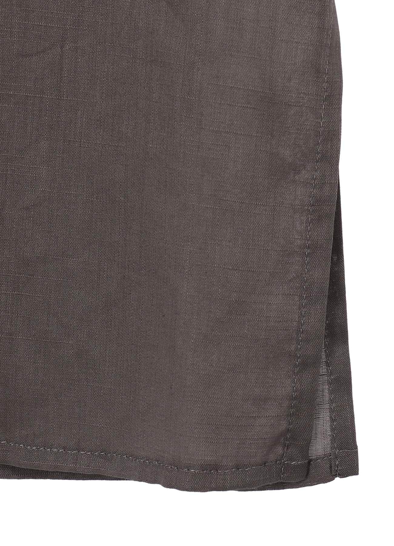 COTTON/LINEN SLAB LAWN RIBBON BLOUSE
