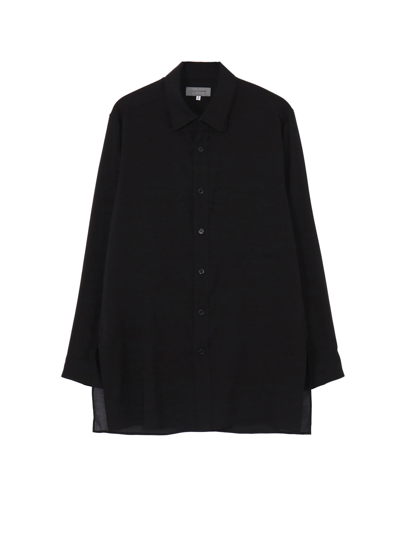 CELLULOSE LAWN DOUBLE COLLAR BLOUSE