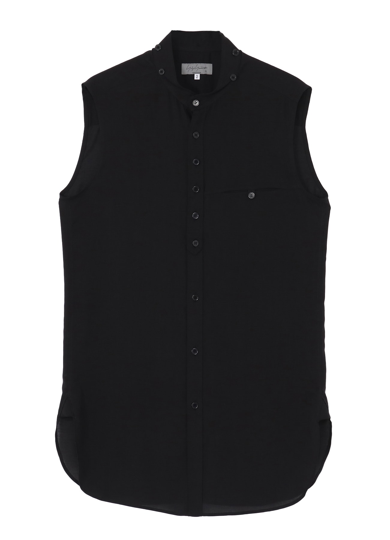 CELLULOSE LAWN RUFFED SPARE COLLAR BLOUSE