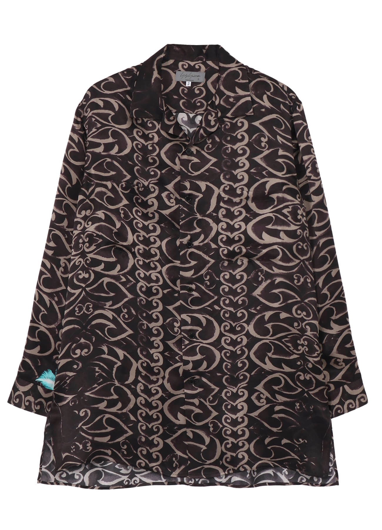 BROTHER SILK BLOUSE SKULL02