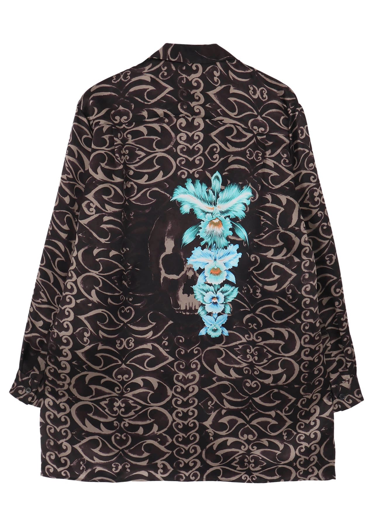 BROTHER SILK BLOUSE SKULL02