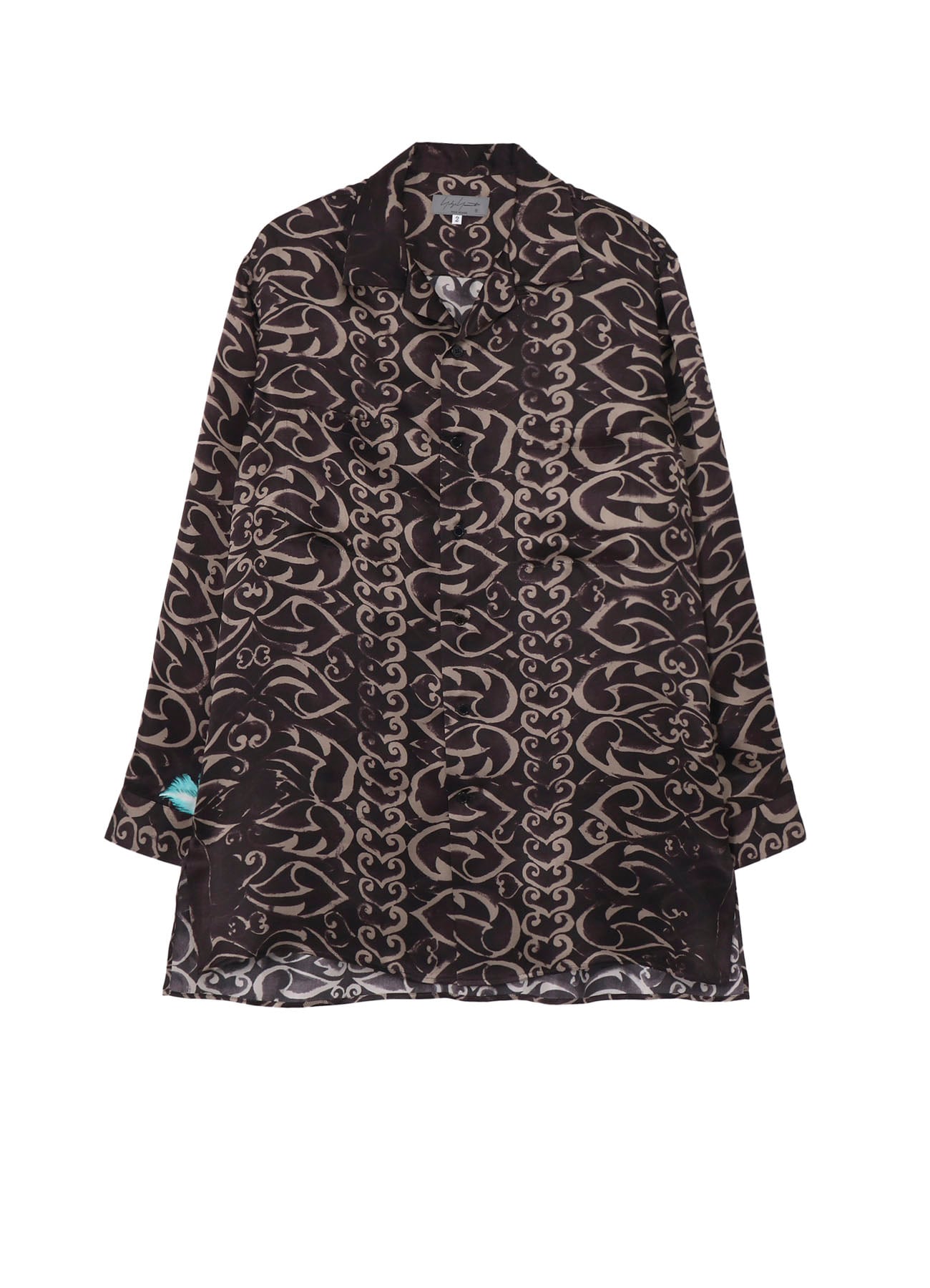 BROTHER SILK BLOUSE SKULL02