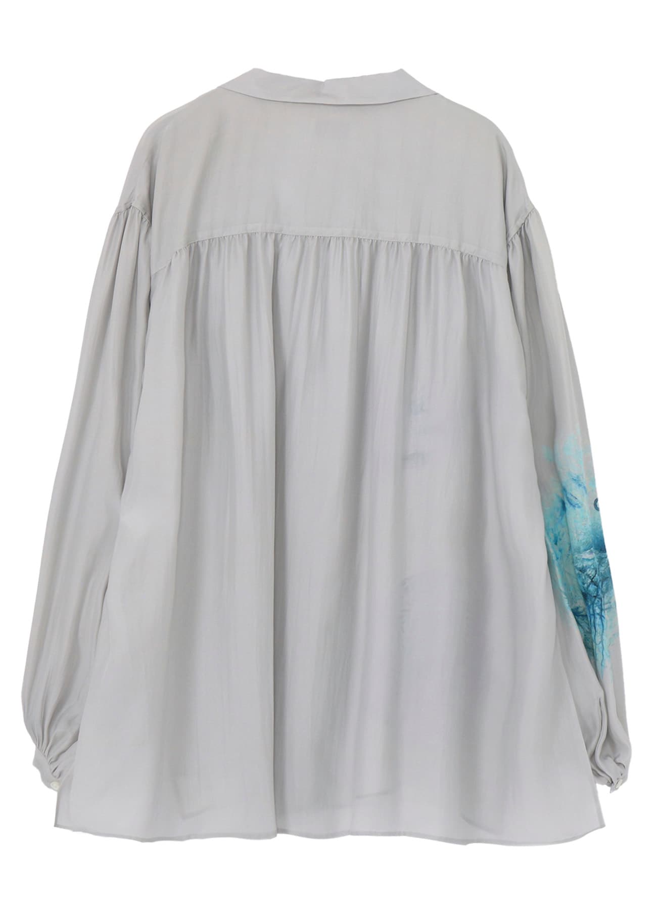 <PIECE UNIQUE/AOYAMA>SEA MOTIF FRILLED GATHER BLOUSE