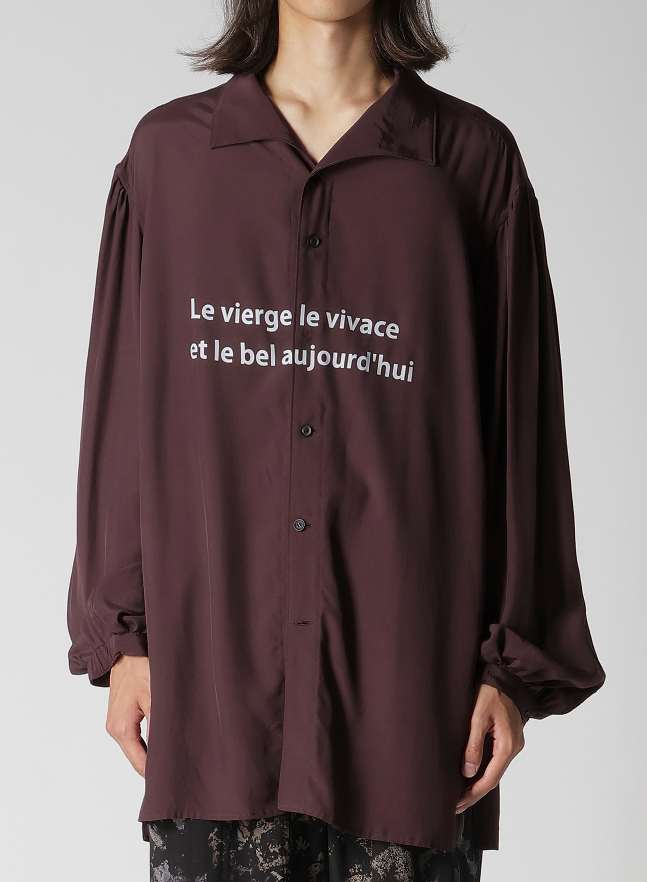 RY/CU/S MESSAGE BLOUSE