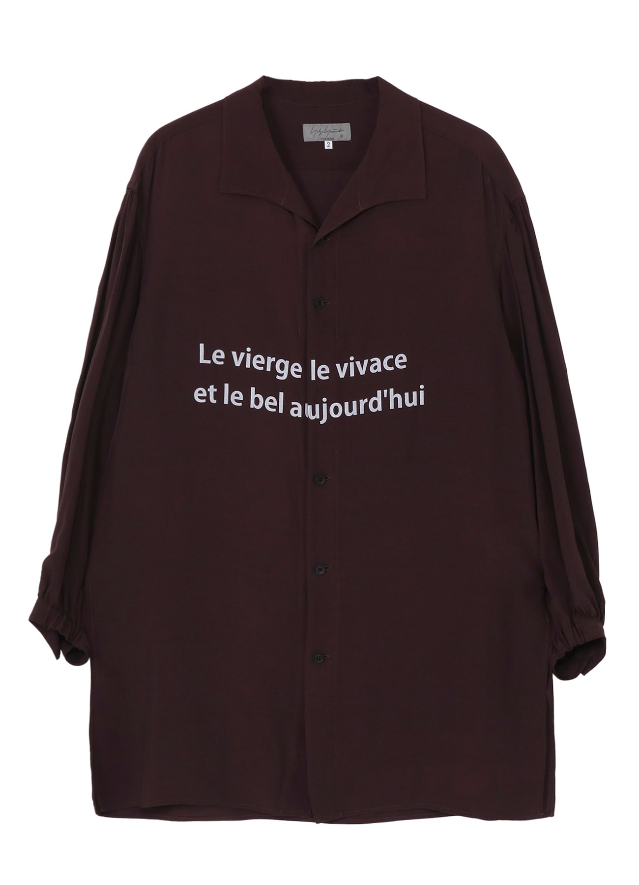 RY/CU/S MESSAGE BLOUSE