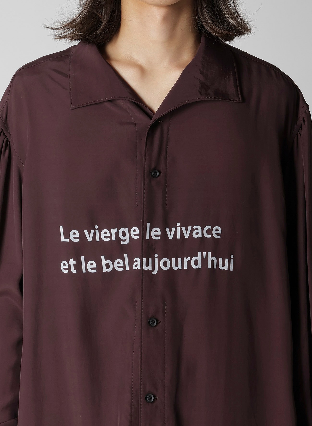 RY/CU/S MESSAGE BLOUSE