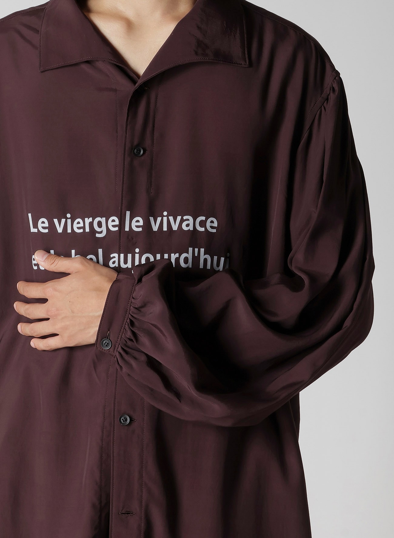 RY/CU/S MESSAGE BLOUSE