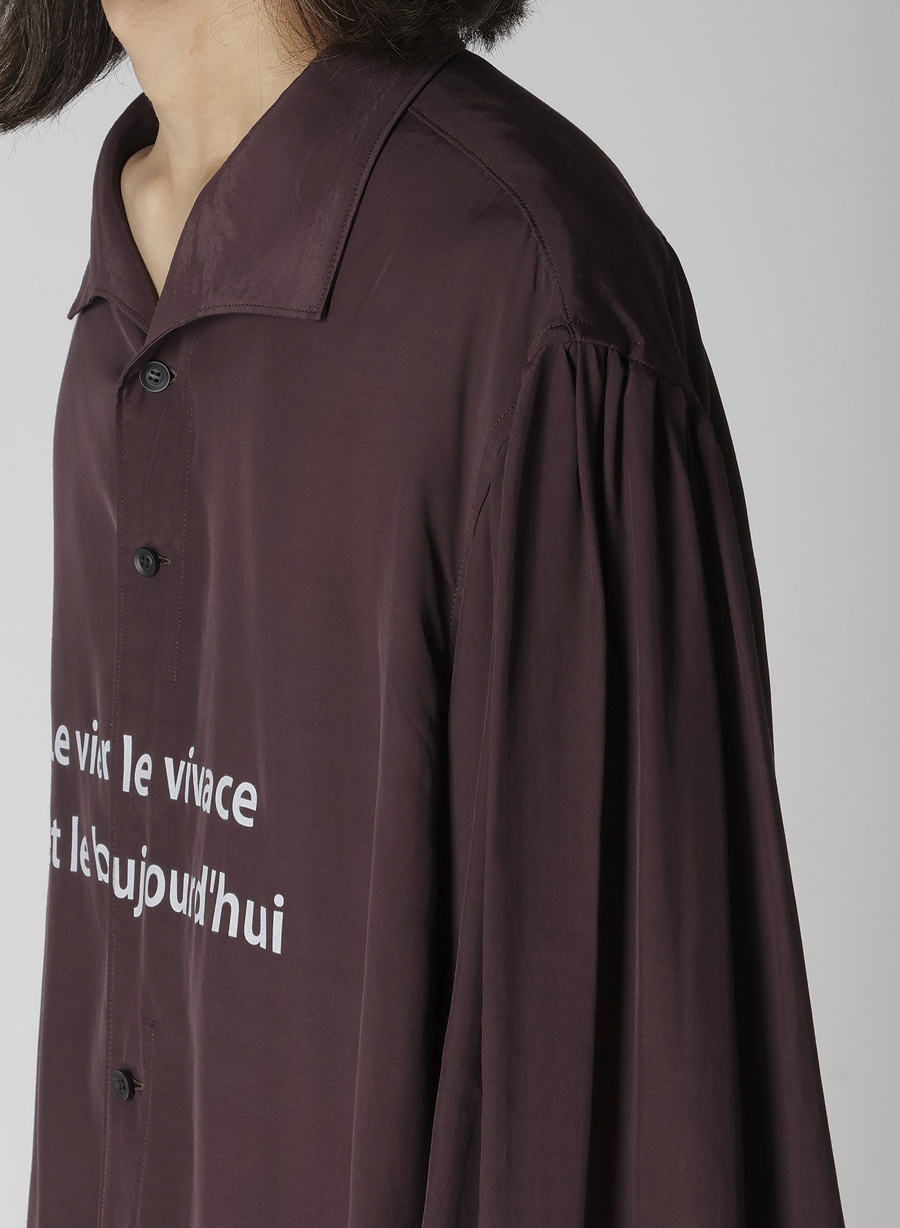 RY/CU/S MESSAGE BLOUSE