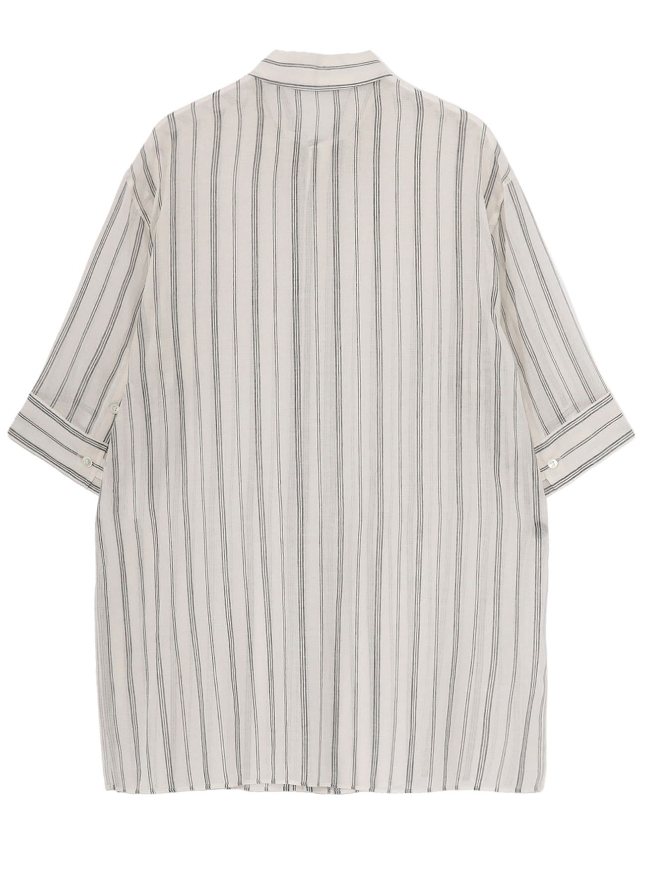 KHADI STRIPE SHORT SLEEVE BLOUSE
