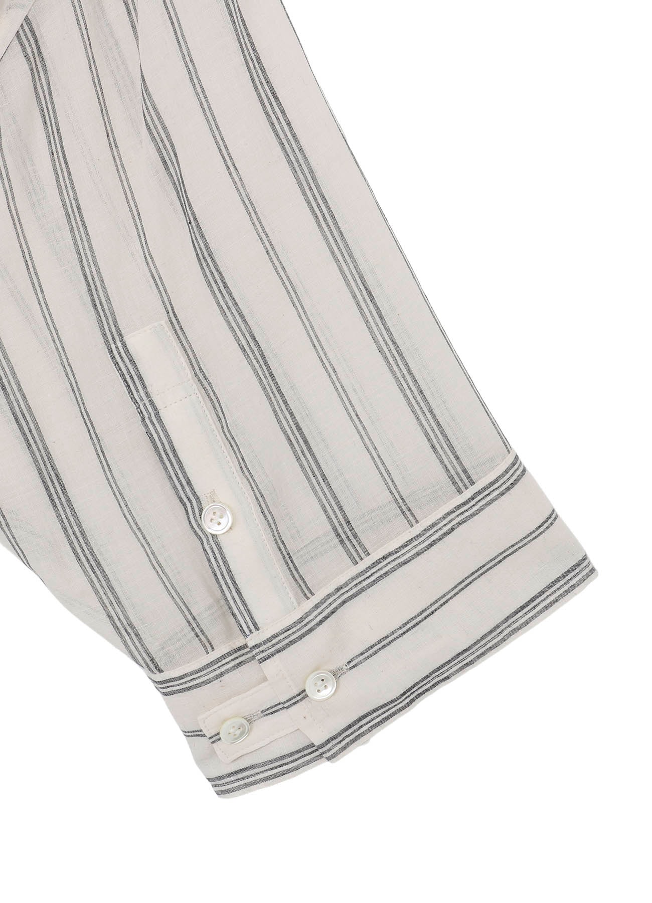 KHADI STRIPE SHORT SLEEVE BLOUSE