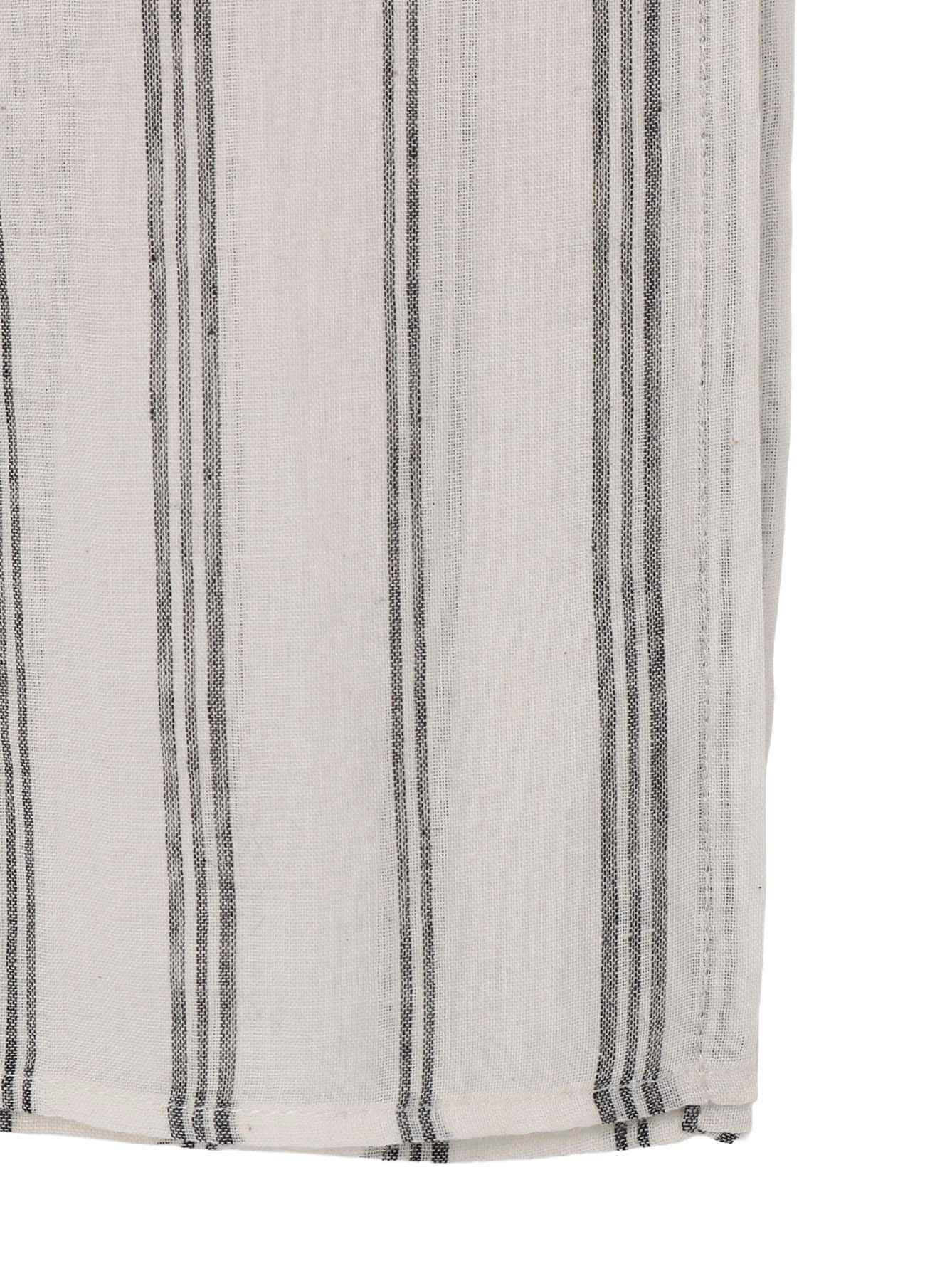 KHADI STRIPE SHORT SLEEVE BLOUSE