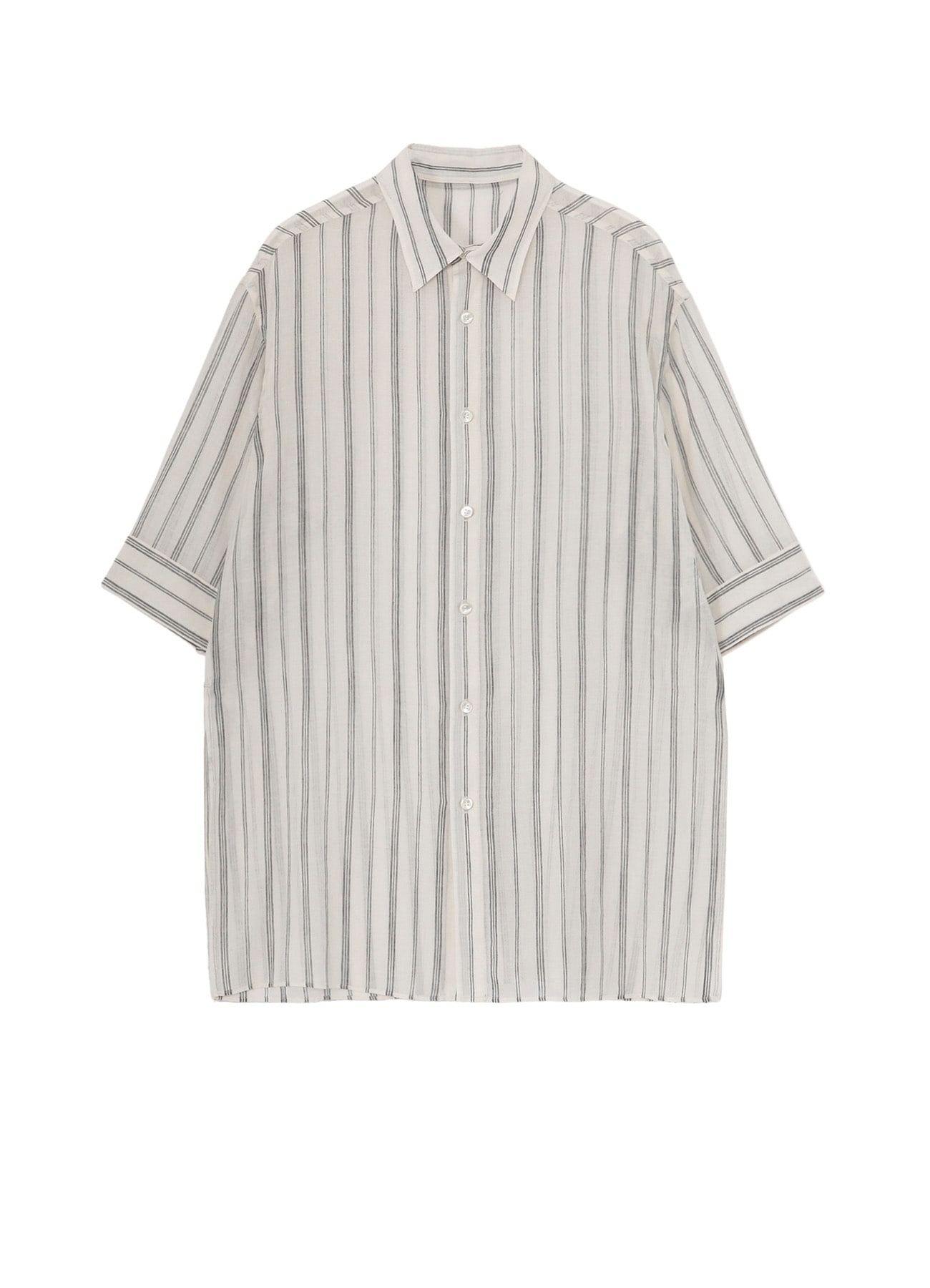 KHADI STRIPE SHORT SLEEVE BLOUSE