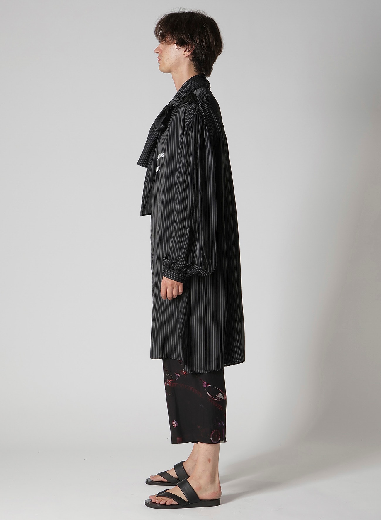 CU ST MESSAGE SCARF BLOUSE