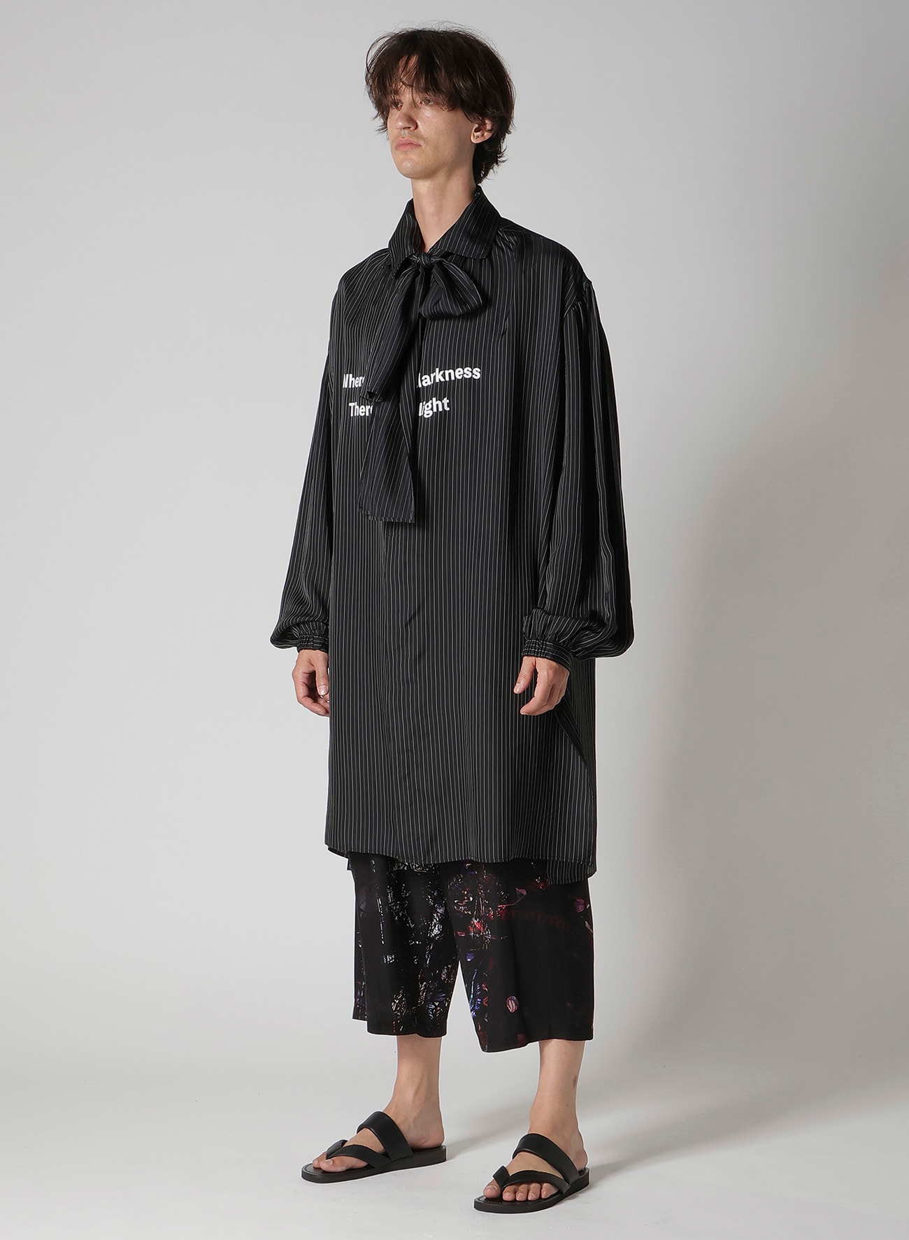 CU ST MESSAGE SCARF BLOUSE