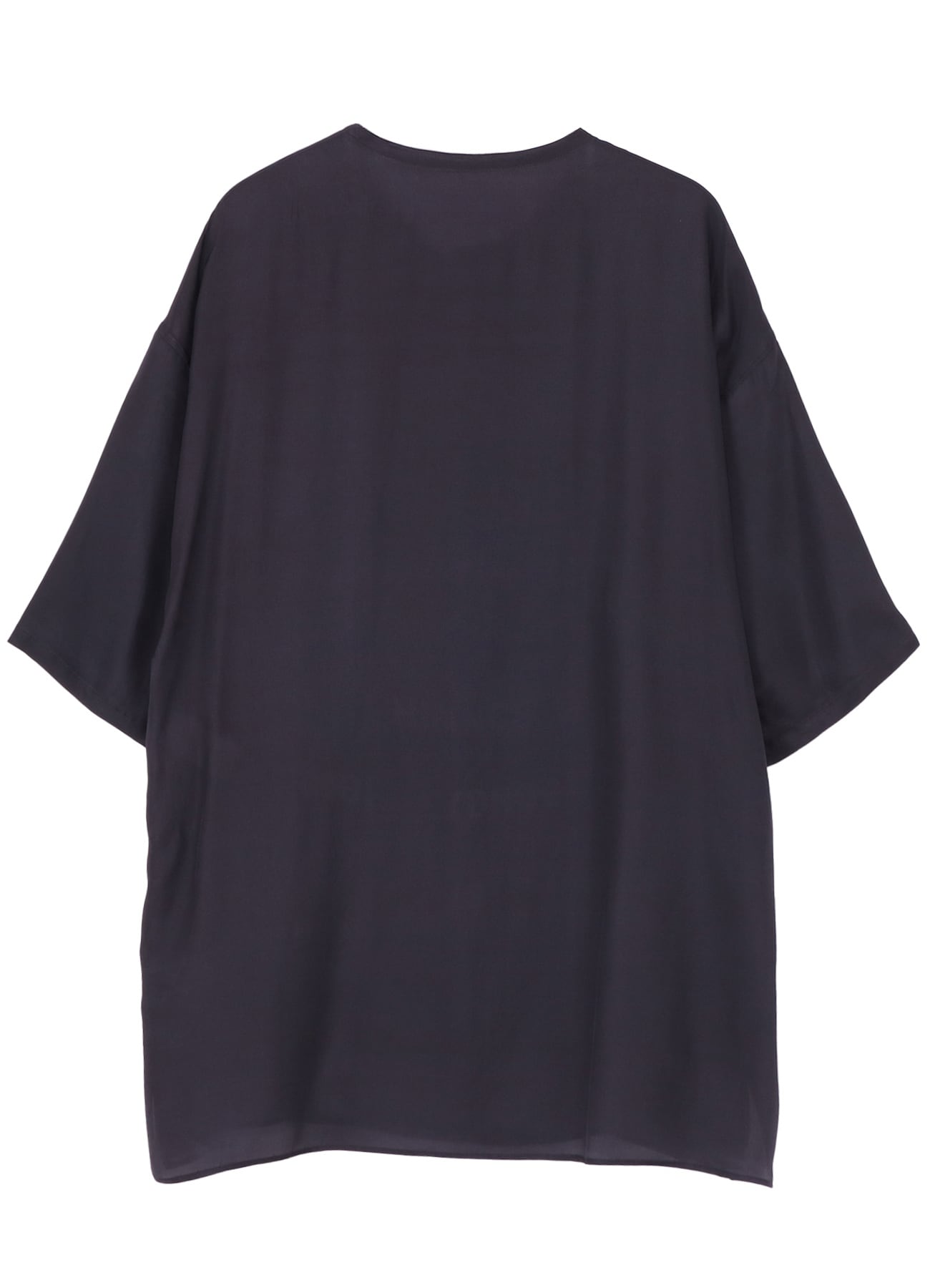 CORAL WATERCOLOR GUESSETED SHORT SLEEVE BLOUSE