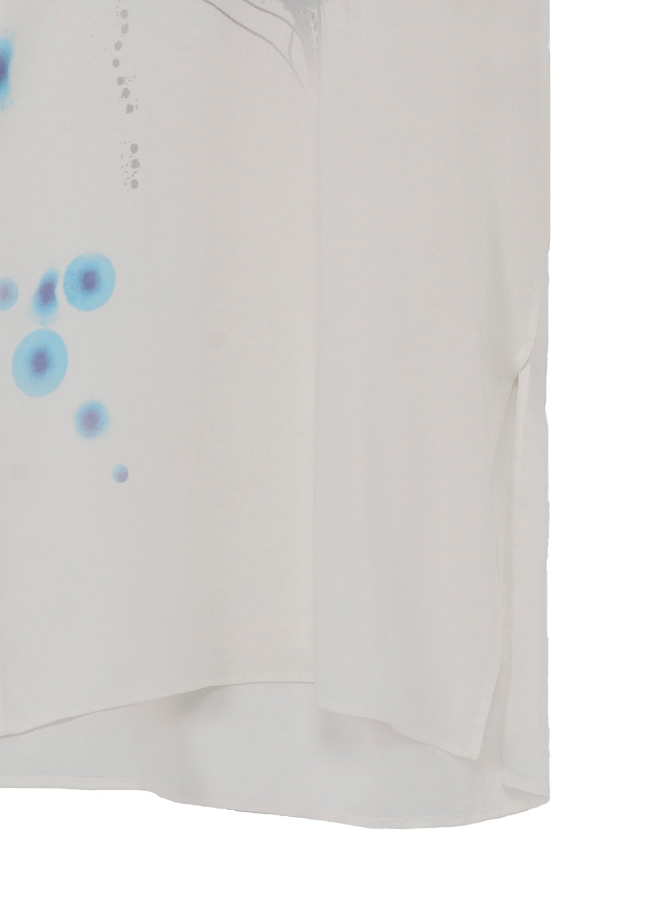 <PIECE UNIQUE/AOYAMA>WHITE CORAL OPEN COLLAR SLEEVELESS BLOUSE