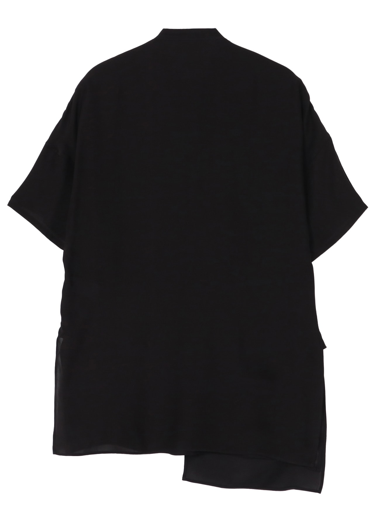 LONG HOT SUMMER DOUBLE COVERED SHORT SLEEVE BLOUSE