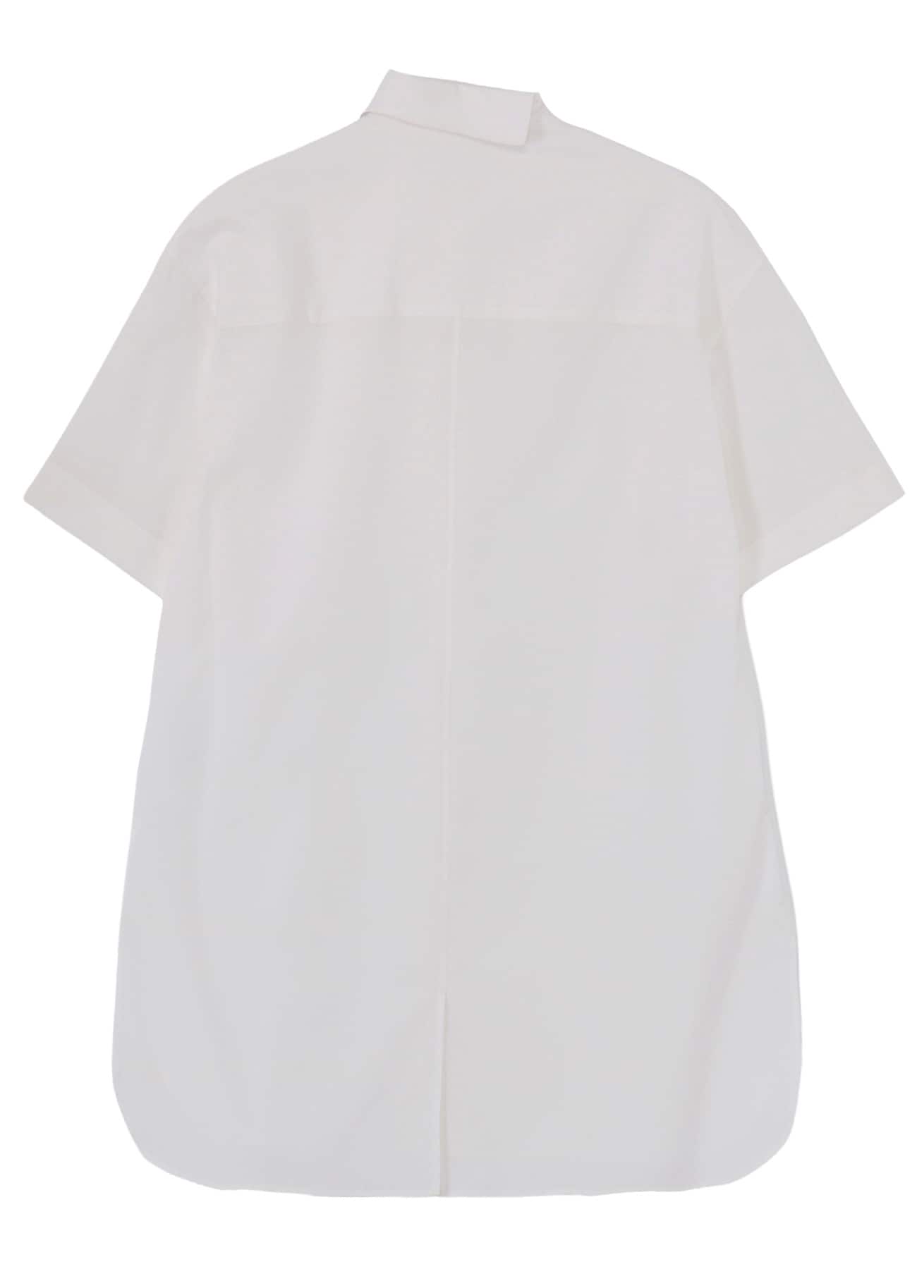 COTTON BROAD ASYMMETRIC LONG BLOUSE