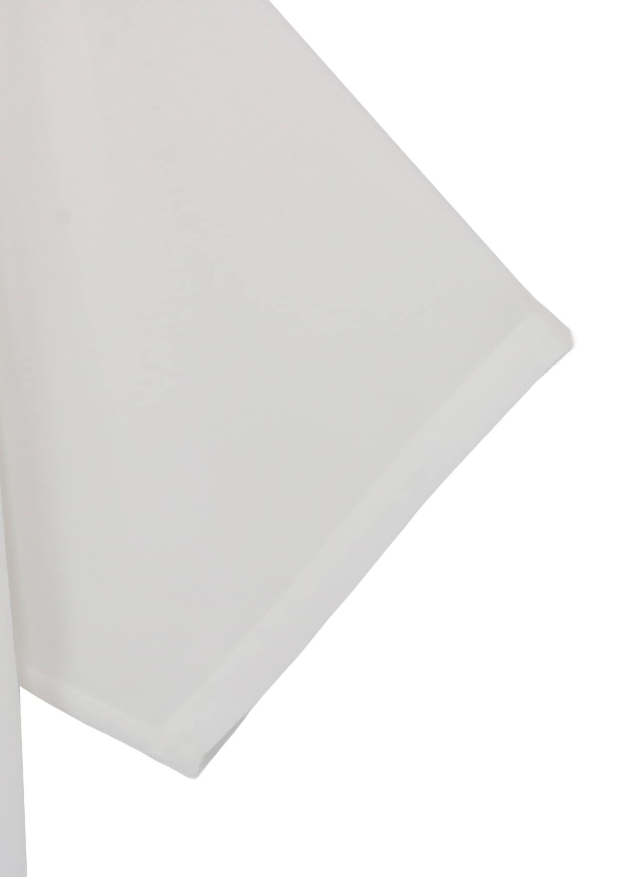 WHITE TA TUXEDO SHORT SLEEVE BLOUSE