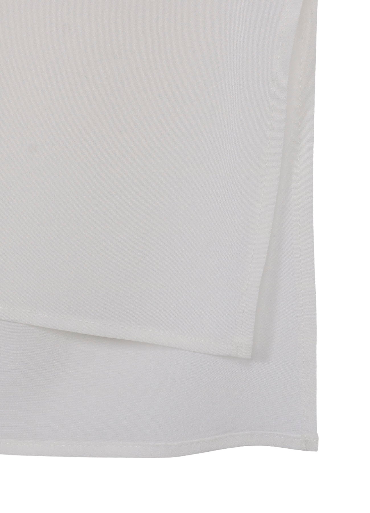 WHITE TA TUXEDO SHORT SLEEVE BLOUSE