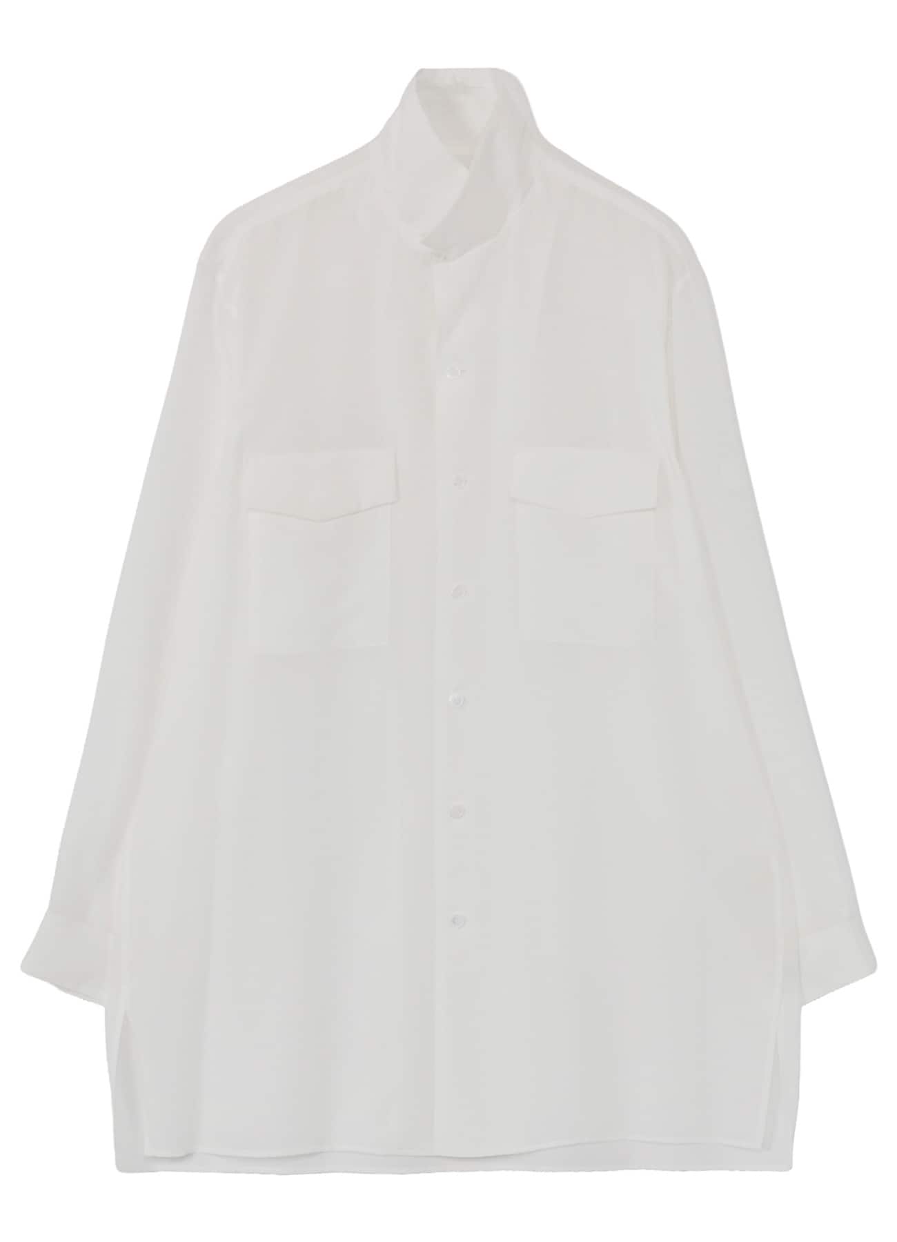 SUIT S POPLIN CDH OPEN COLLAR SHIRT