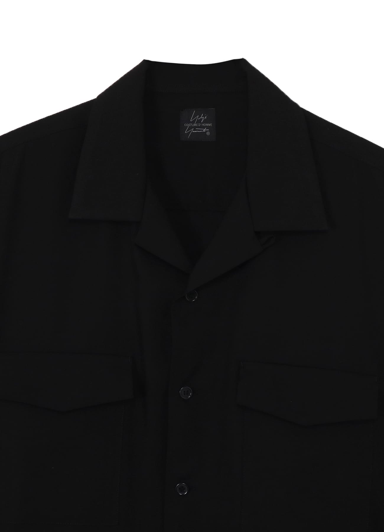 SUIT S POPLIN CDH OPEN COLLAR SHIRT