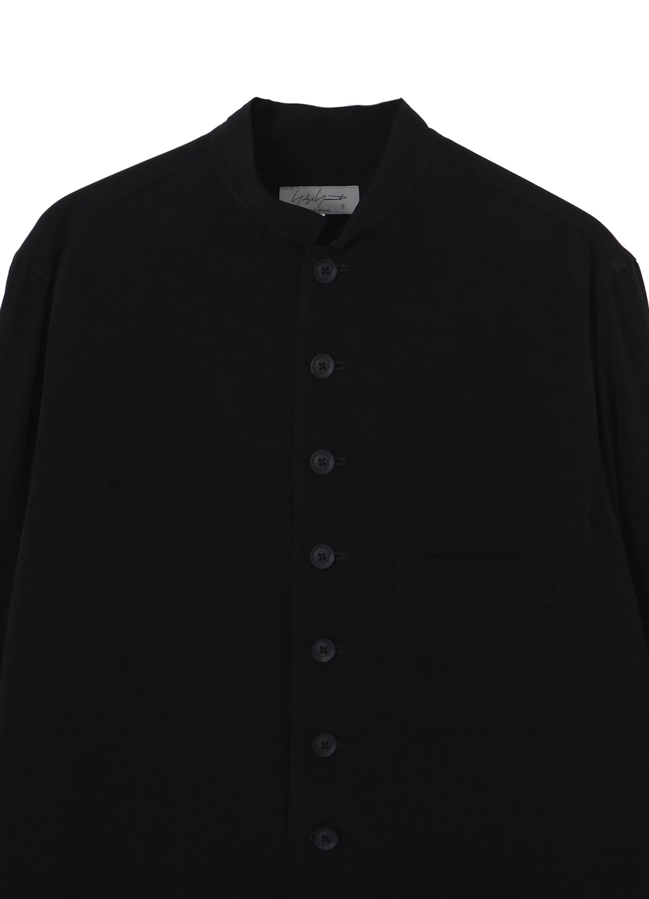 TA TUXEDO STAND COLLAR BLOUSE