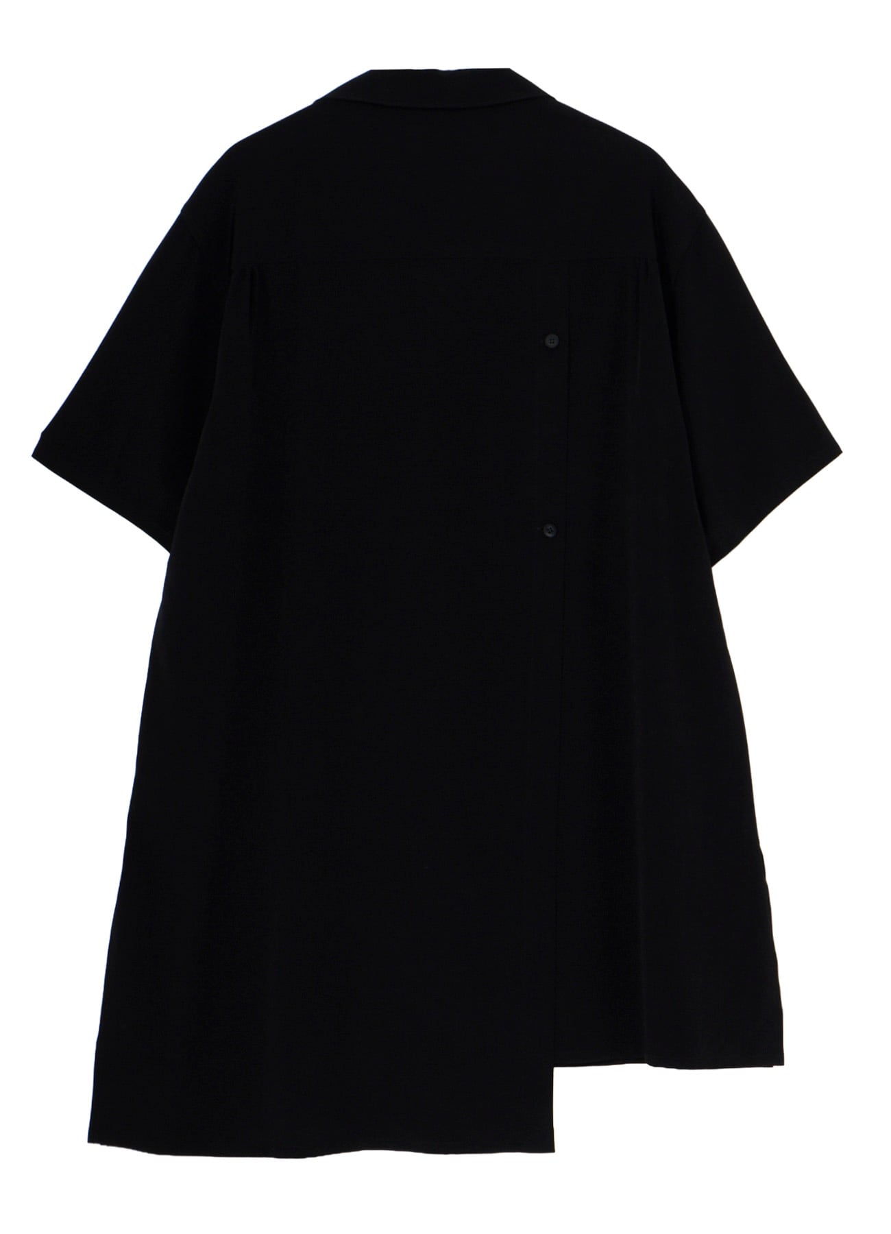 TA TUXEDO SHORT SLEEVE LAYERED BLOUSE