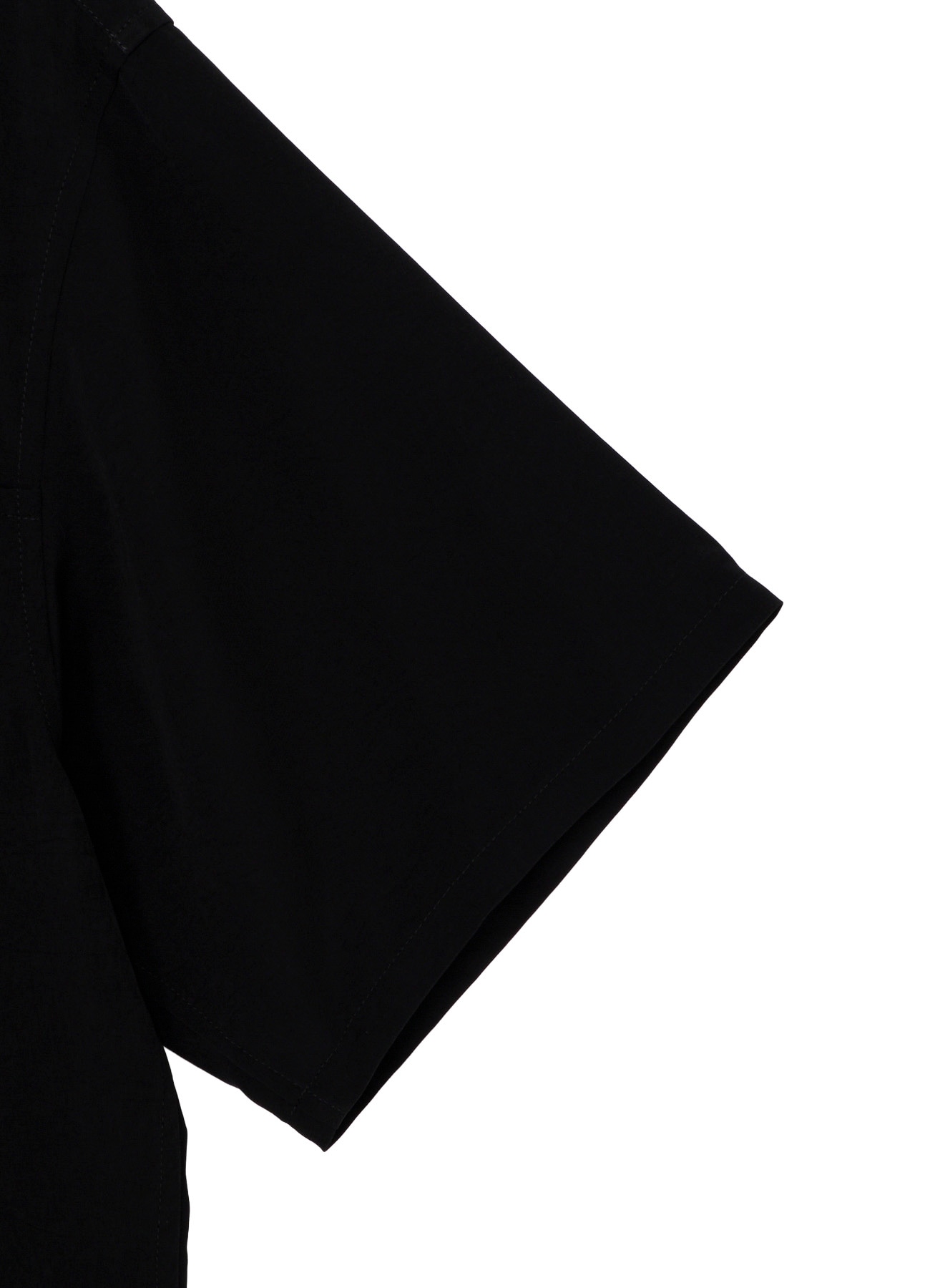 TA TUXEDO SHORT SLEEVE LAYERED BLOUSE