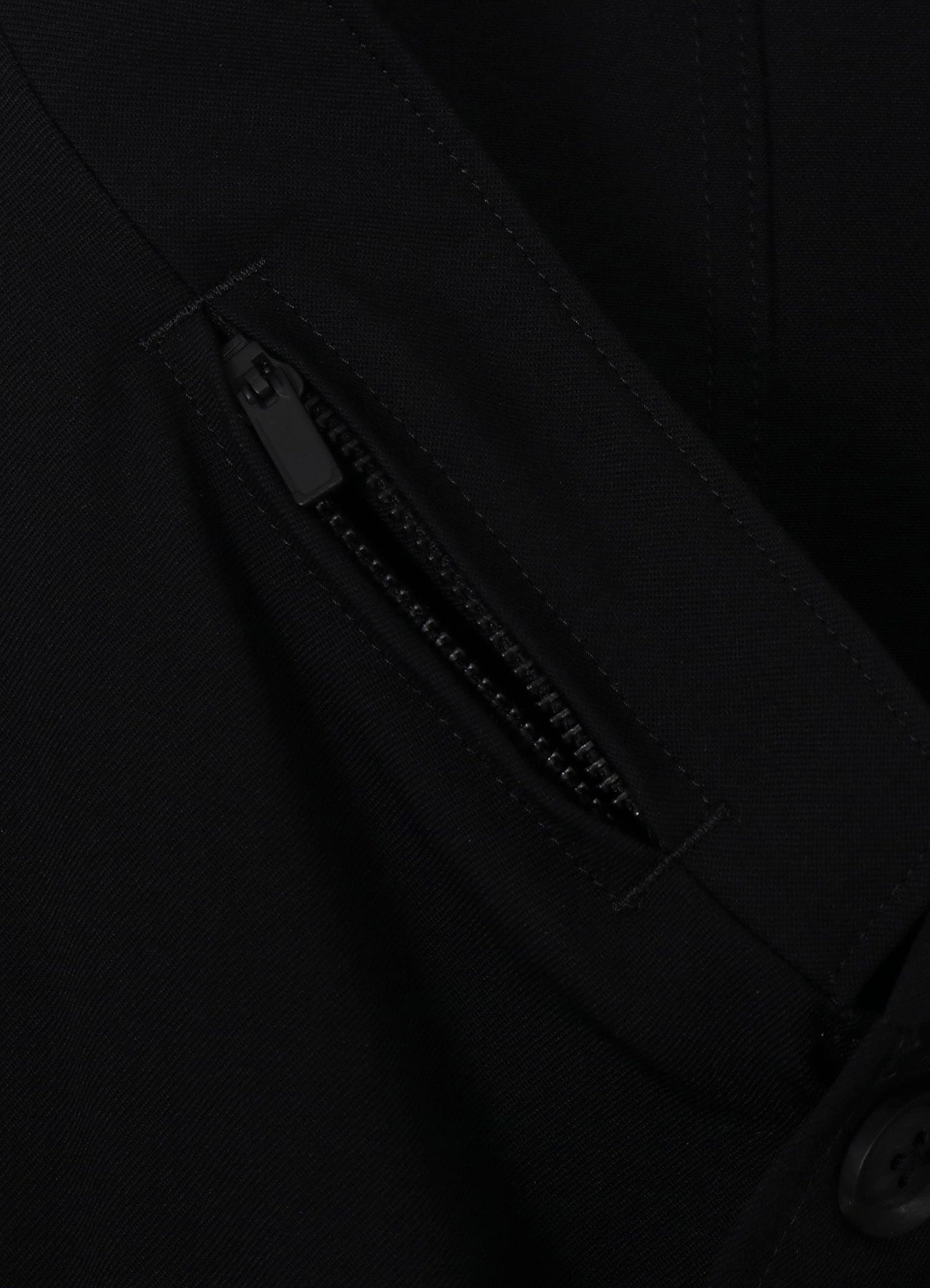 WOOL GABARDINE STOLE COAT